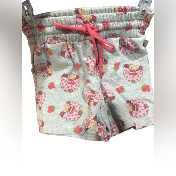 Strawberry Shortcake gray knit strawberry shortcake print shorts size XS new‎ - Picture 5 of 7